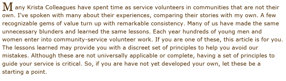 Staying for Tea Intro